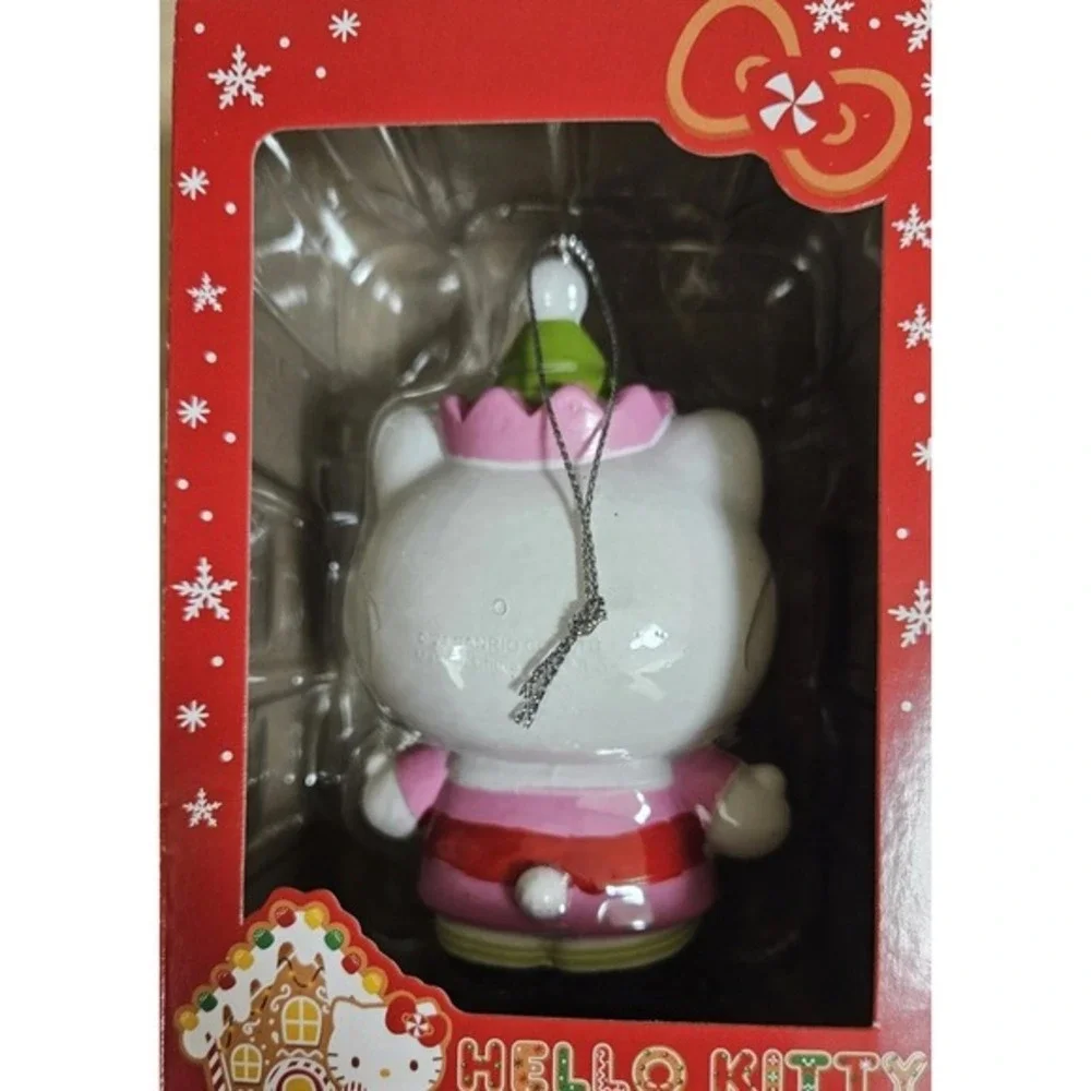 Hello Kitty Christmas Ornament Elf Holiday Decor,‎ Xmas Tree Decoration, New